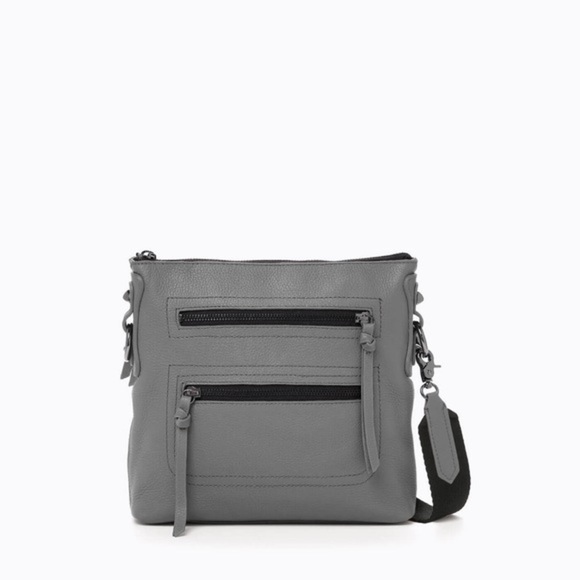 Botkier Chelsea Crossbody Purse, Smoke/ Black NWT - Picture 1 of 7